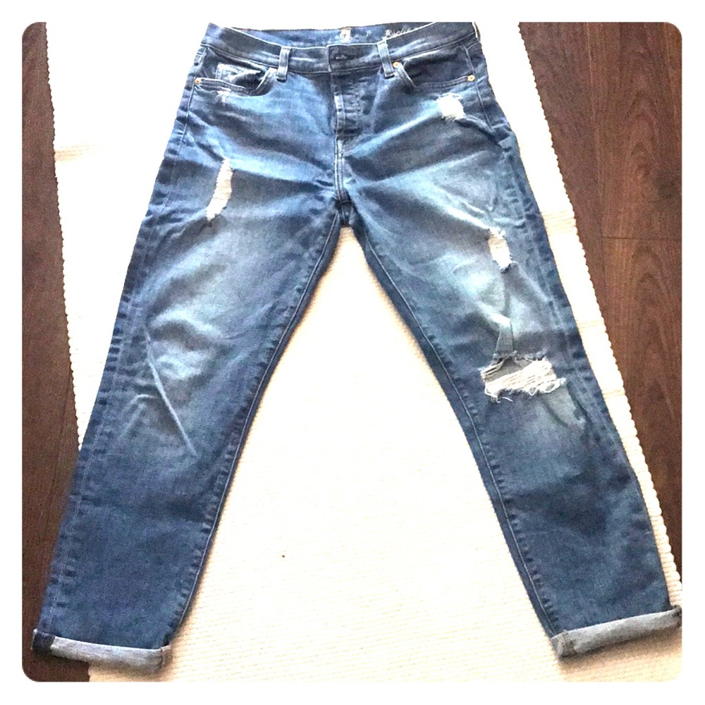 7 for all mankind skinny boyfriend Josefina